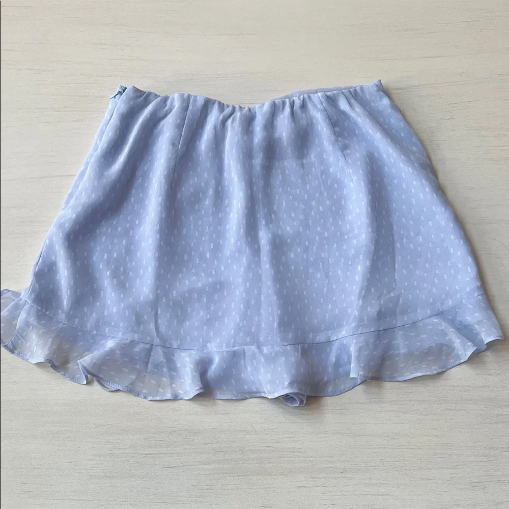 Rouched Ruffle Mini Skort - Picture 4 of 7